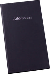 Slim Address Book Pack of 3 - Red, Blue & Black - 150 x 85mm