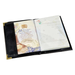 British Passport Holder - UK Passport Wallet - Non EU - PU Leather - Black-Travel Accessories-Esposti-EL114-1-Executive Retail Ltd
