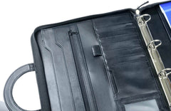 Executive PU Leather Drop Handle Conference Case with Full zip closure-Folder-Esposti-EL775-1-Executive Retail Ltd