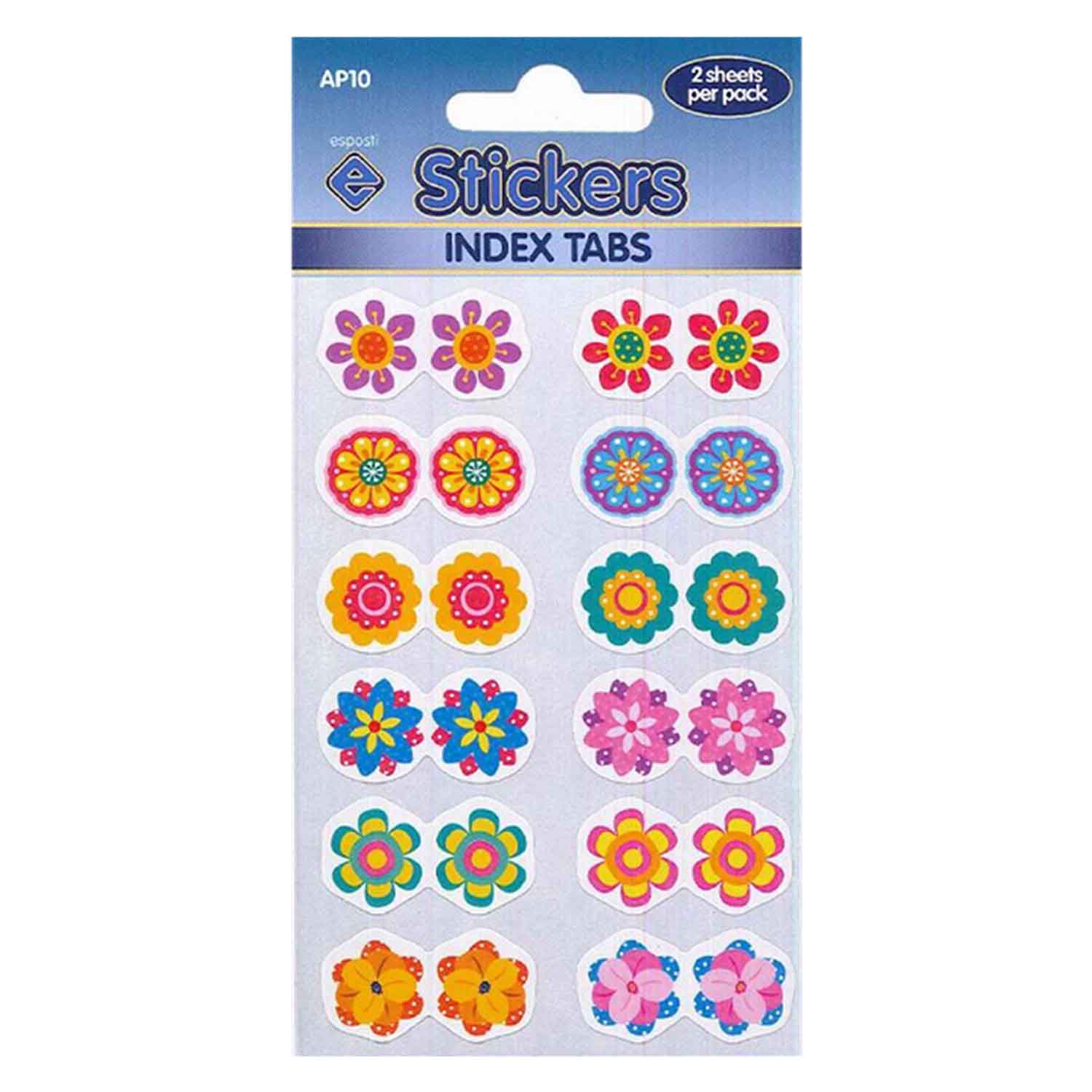 Flowers Self Adhesive Novelty Stickers - Pack of 10