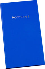 Slim Address Book Pack of 3 - Red, Blue & Black - 150 x 85mm