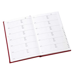 A5 Large Address Book - Padded PU Leather Cover - Blue-Address Book-Esposti-EL8-Blue-1-Executive Retail Ltd