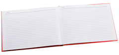 Address Book Landscape - Hardback Cover - Black - 212 x 156mm-Address Book-Esposti-EL5-Black-1-Executive Retail Ltd