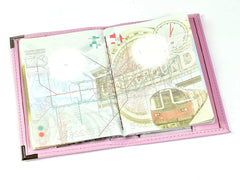 British Passport Holder - UK Passport Wallet - PU Leather - Pink-Travel Accessories-Esposti-EL114P-1-Executive Retail Ltd