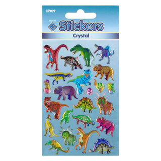 Dinosaurs Self Adhesive Novelty Stickers - Pack of 10-Novelty Stickers-Esposti-CRY09-10-Executive Retail Ltd