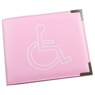 Disabled Blue Badge & Timer Holder - PU Leather - Hologram Safe - Pink-Disabled Badges-Esposti-DBHP-1-Executive Retail Ltd