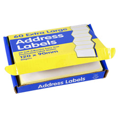 Extra Large Address Labels 60 Self Adhesive Sticky - 120 x 90mm-Address Labels-Esposti-BL150-1-Executive Retail Ltd