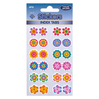Flowers Self Adhesive Novelty Stickers - Pack of 10-Novelty Stickers-Esposti-AP10-10-Executive Retail Ltd