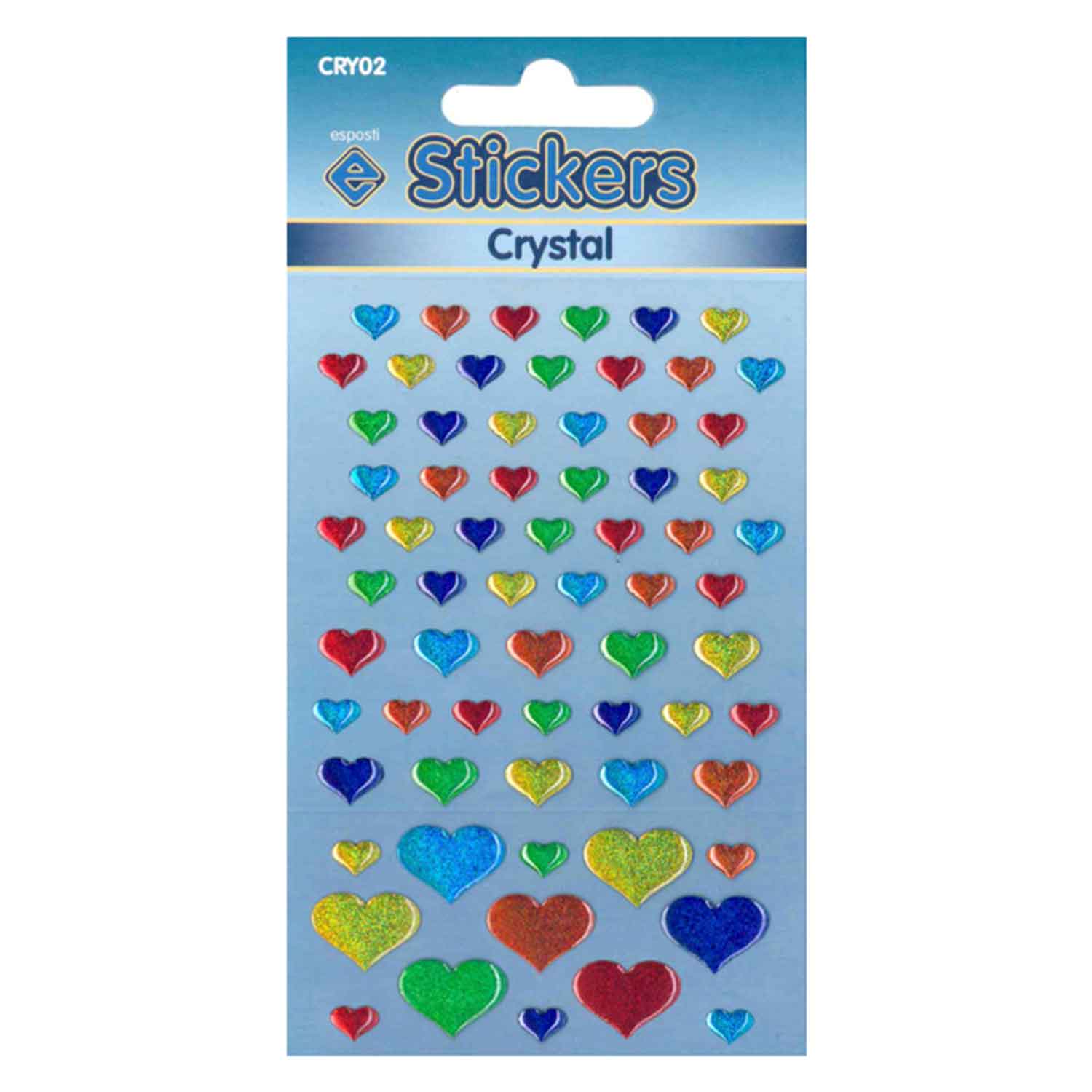 Hearts Self Adhesive Novelty Stickers - Pack of 10