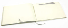 In Memoriam - Condolence Book - Informal Blank Inner Page Format - Presentation Boxed - White - Size 265 x 195mm-Condolence Book-Esposti-EL52IM-1-Executive Retail Ltd