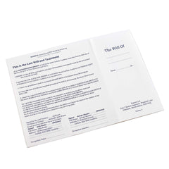Last Will & Testament Will Forms - Revised Latest Edition - Pack of 2-Will Forms-Esposti-WF-Red-1-Executive Retail Ltd
