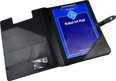 Press Stud A4 Conference Folder - PU Leather Cover-Folder-Esposti-EL791-1-Executive Retail Ltd