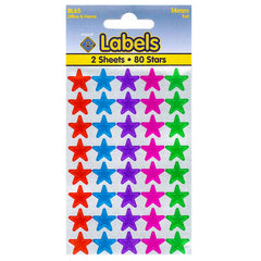 Stars Stickers 800 x 14mm Assorted Colours Self Adhesive - 10 Packs Containing 800 Labels-Stars Stickers-Esposti-BL65-10-Executive Retail Ltd