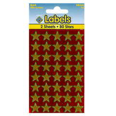 Stars Stickers 800 x 14mm Gold Foil Self Adhesive - 10 Packs Containing 800 Labels-Stars Stickers-Esposti-BL64-10-Executive Retail Ltd