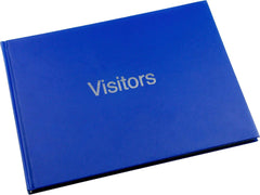 Visitors Book - Hardback Cover - Size 270 x 200mm - Blue-Visitors Book-Esposti-EL7-Blue-1-Executive Retail Ltd