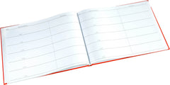 Visitors Book - Hardback Cover - Size 270 x 200mm - Red-Visitors Book-Esposti-EL7-Red-1-Executive Retail Ltd