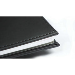 Visitors Book - PU Leather Cover - Size 265 x 195mm - Black-Visitors Book-Esposti-EL314B-1-Executive Retail Ltd