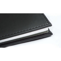 Visitors Book - PU Leather Cover - Size 265 x 195mm - Black-Visitors Book-Esposti-EL314B-1-Executive Retail Ltd